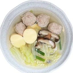 ชุดแกงจืดเต้าหู้ไข่หมูเด้ง