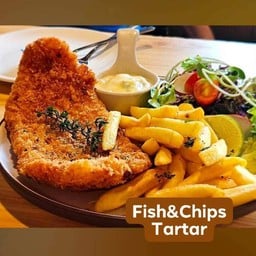 ฟิชแอนด์ชิพ (เนื้อปลาดอรี่ ทั้งตัว)