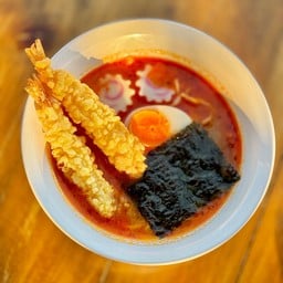 ราเมงต้มยำ กุุ้งเทมปุระ