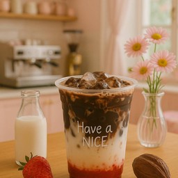 โกโก้นมสดสตอเบอรี่