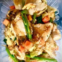 สุกี้แห้ง หมู