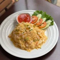 ข้าวไข่ข้นกุ้ง