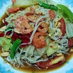 ตำขนมจีนผักลวก (ตำไทย)