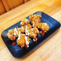 ไก่คาราเกะ ซอสมายองเนส+ขะเขือเทศ