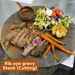 Beef Ribeye Steak with Gravy Original of Bravo