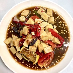 ตำหน่อไม้ปูปลาร้า