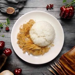 ข้าวหน้าไก่ทอด