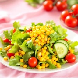 สลัดข้าวโพด (กล่อง) ฟรี topping 1 อย่าง