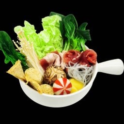 ชาบูน้ำดำ ชั่งวัตถุดิบ 300 g.