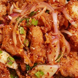 ยำไก่แซ่บ (กับข้าว)