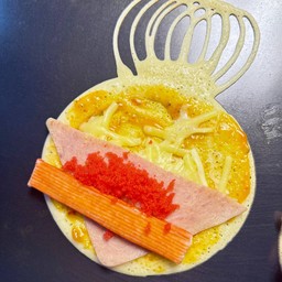 พิซซ่า แฮม ปูอัด ไข่กุ้ง