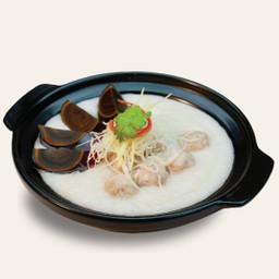 โจ๊กหมูเด้งไข่เยี่ยวม้า