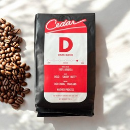 Coffee Bean Dark Blend (250g)  เมล็ดกาแฟคั่วเข้ม