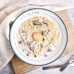 Mushroom Carbonara