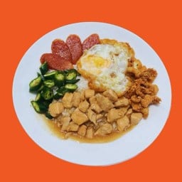 ข้าวหน้าไก่พูนช้อน สูตรต้นตำรับ โชคชัย4