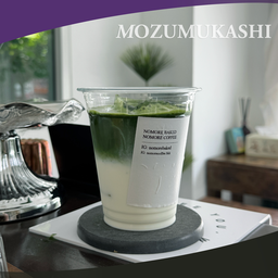 Ice Matcha Latte Mozumukashi