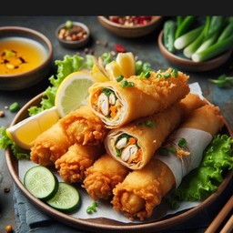 CHICKEN SPRIN ROLL (ปอเปี๊ยะไก่)