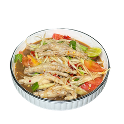 Papaya Salad with Chicken Feet