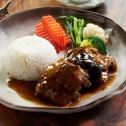 ข้าวกับซี่โครงหมูอบ