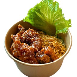 มาม่าไก่กรอบซอสเกาหลี