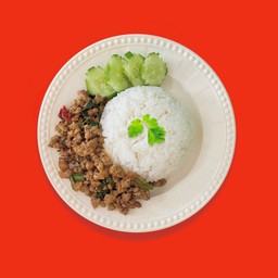 ข้าวกะเพราหมูสับ