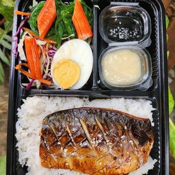 เบนโตะ ซาบะย่างซอสเทอริยากิ