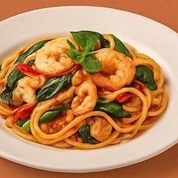 P Pasta และอาหารตามสั่ง ร้านAi แต่อาหารจริง
