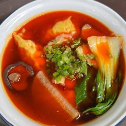 เกี๊ยวกุ้งซุปหม่าล่า