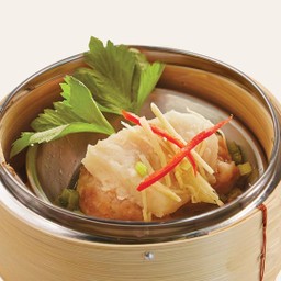 ปลาแต้มหน้าหมู (ผสมกุ้ง)