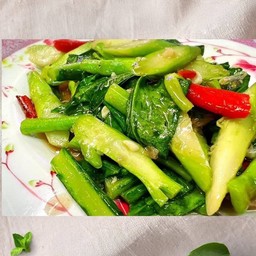 ผัดผักคะน้าน้ำมันหอย