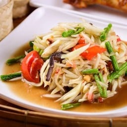 ส้มตำไก่ย่างหน้าวัดเสม็ด