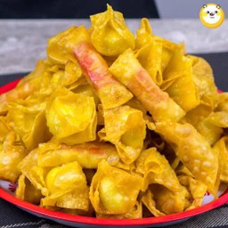 เกี๊ยวปูอัดทอด