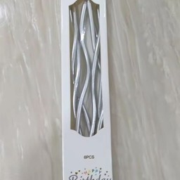 เทียนเกลียวสีเงิน