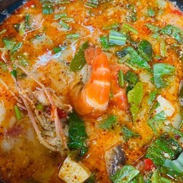 ต้มยำกุ้งแม่น้ำ(หม้อไฟ)