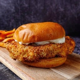 แฮมเบอร์เกอร์ไก่ทอด