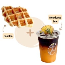 [เซตสุดฮิต] Croffle + Americano Som