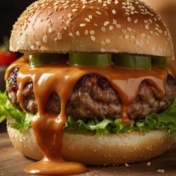 แฮมเบอร์เกอร์เนื้อ