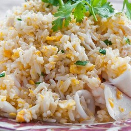 ข้าวผัดหมึก (ใหญ่)