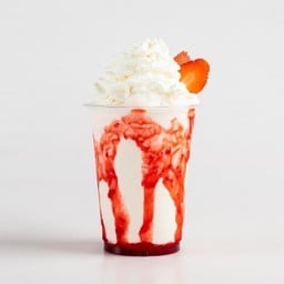 นมสดซอสสตรอว์เบอร์รี่