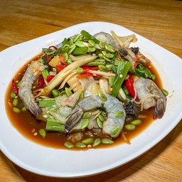 ตำป่าหอยกุ้งสด