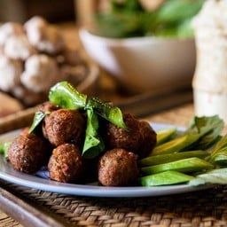 ลาบหมูทอด