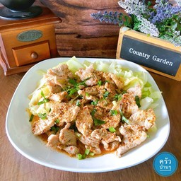 ลาบ หมูมะนาว (กับข้าว)