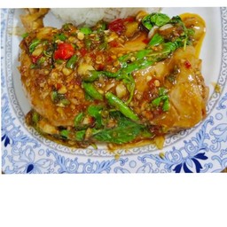 กระเพราะหน่องใหญ่ไก่ตุ๋น(กับข้าว)