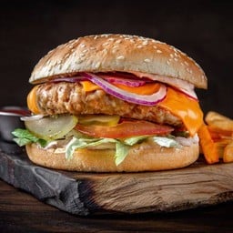 แฮมเบอร์เกอร์หมู