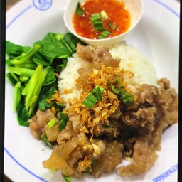 ข้าวหน้าเอ็นแก้วตุ๋น