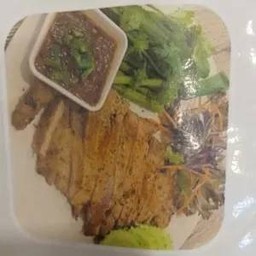 สเต็กหมูจิ้มแจ่ว