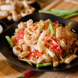 ตำลาวแคปหมู