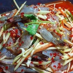 ยํามะม่วงกุ้งสด...(ไม่ปลาร้า)
