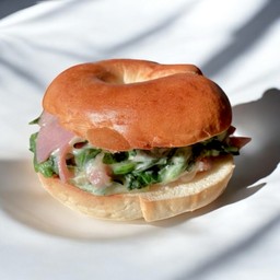 Ham&Spinach Cheese Bagel