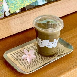 Iced Houjicha Latte